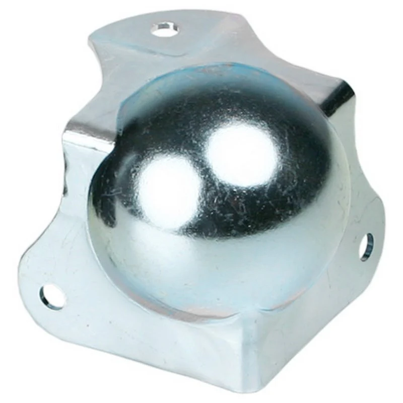 ADAM HALL 41262 CANTONERA DE BOLA MEDIANA CON ESCUADRA 42.5MM Y PASO PERFIL 30MM