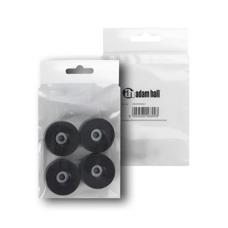 ADAM HALL 4907M4AH PACK DE 4 PIES DE GOMA 38X15MM - Image 2
