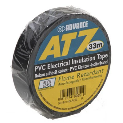 ADAM HALL 5808BLK CINTA AISLANTE DE PVC 19MMX33M NEGRO