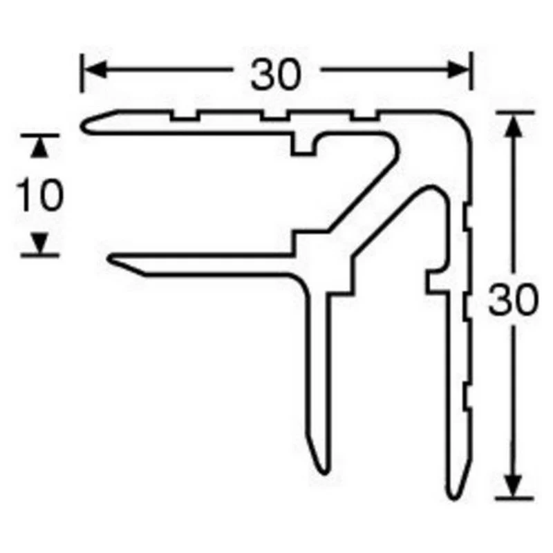ADAM HALL 6119 PERFIL CASEMAKERDE ALUMINIO PARA 10MM - Image 2