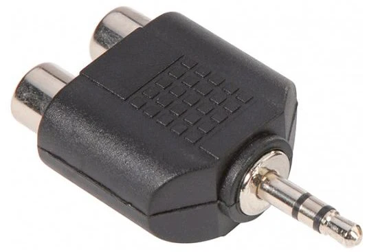ADAM HALL 7550 ADAPTADOR 2X RCA HEMBRA A MINIJACK MACHO ESTEREO. - Image 2