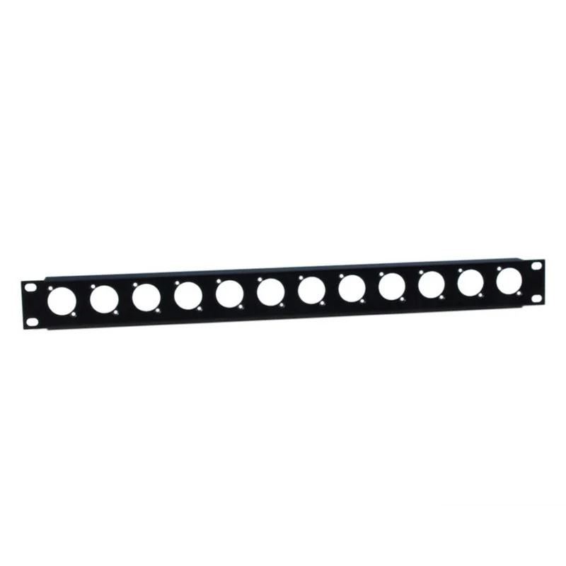 ADAM HALL 872215 CARATULA 872213 CON BARRA DE FIJACION Y 12 BRIDAS DE CABLE 1U ACERO
