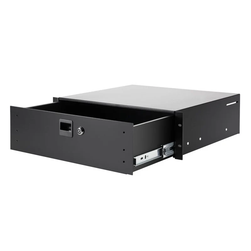 ADAM HALL 87403A CAJON DE RAILES PARA RACK 19 3U CON PESTILLO ALUMINIO - Image 2