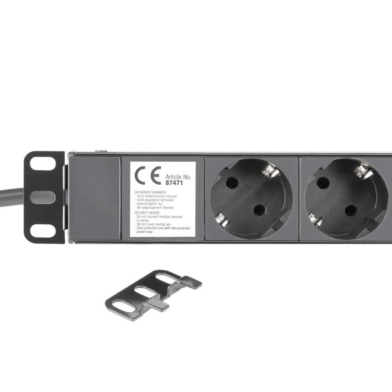 ADAM HALL 87471 REGLETA CAJA 19 DE DISTRIBUCION ELECTRICA 1U - Image 2