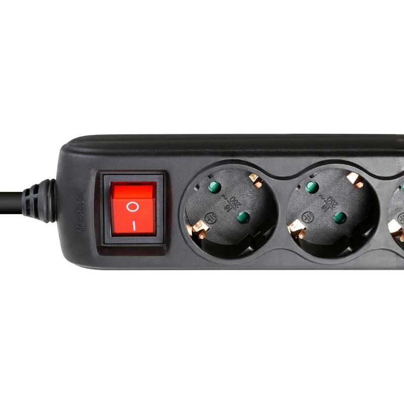 ADAM HALL 8747S3USB BASE DE ENCHUFES DE 3 TOMAS CON INTERRUPTOR Y 2 SALIDAS USB PARA RECARGA - Image 2