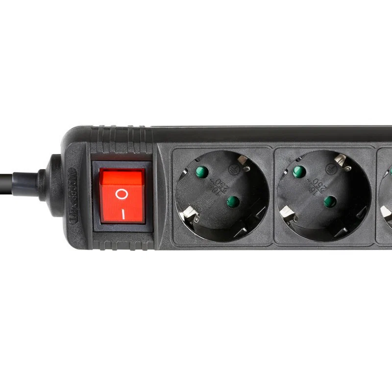 ADAM HALL 8747S6 BASE DE ENCHUFES DE 6 TOMAS CON INTERRUPTOR - Image 2