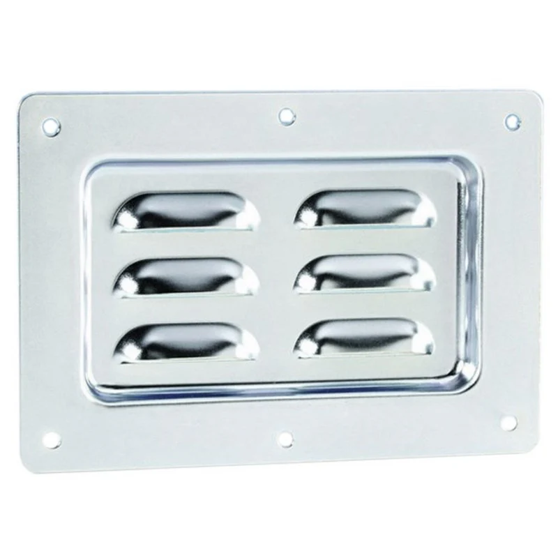 ADAM HALL 8791 PLACA DE VENTILACION RANURAS HORIZONTALES ZINC