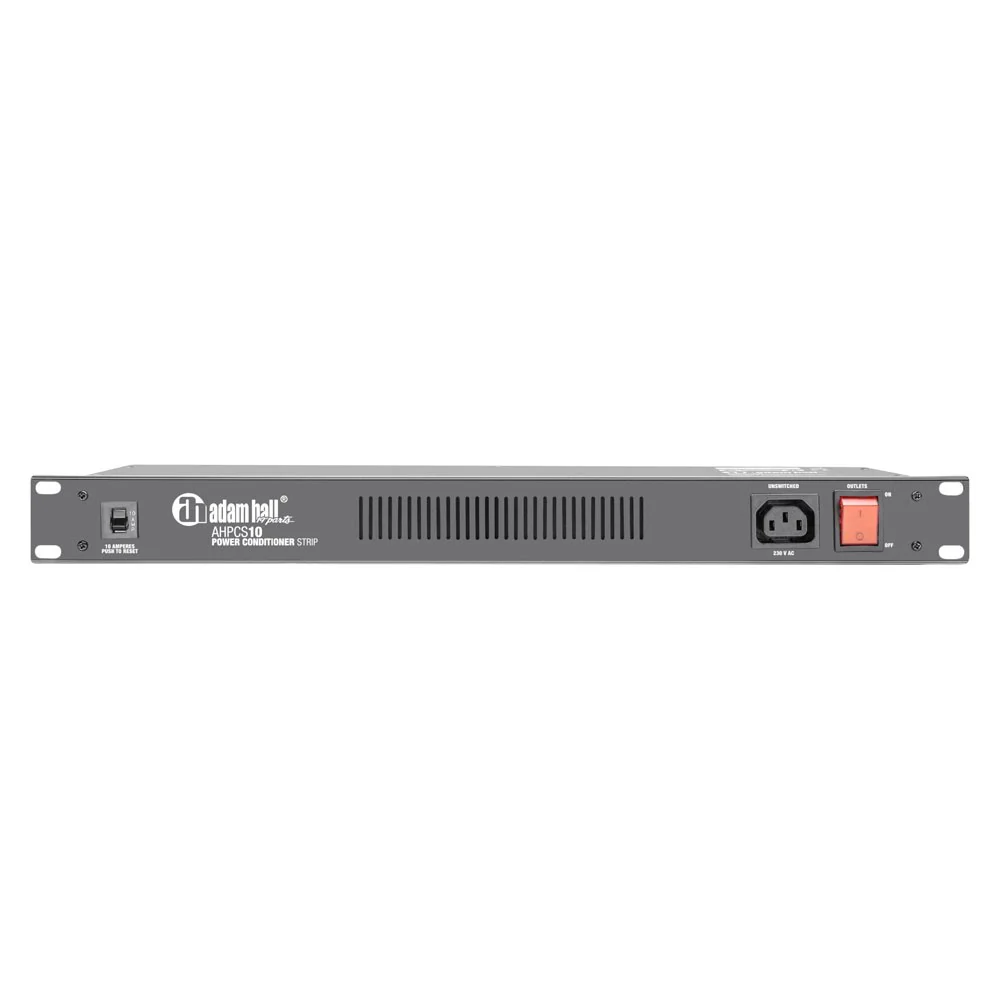 ADAM HALL AHPCS10 PROTECCION ESTABILIZADOR ALIMENTACION  CORRIENTE RACK