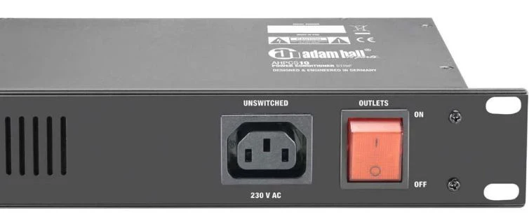 ADAM HALL AHPCS10 PROTECCION ESTABILIZADOR ALIMENTACION  CORRIENTE RACK - Image 5
