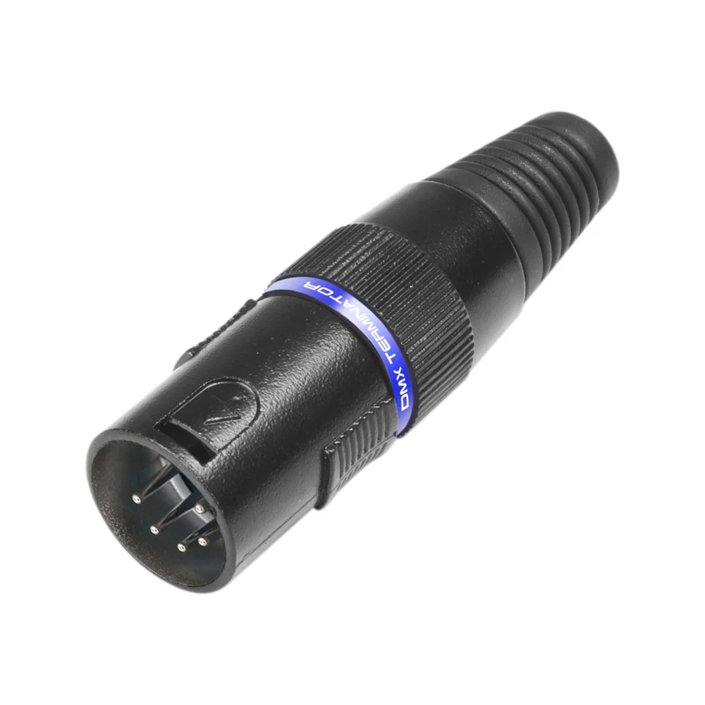 ADAM HALL K3DMXT5 PAREJA CONECTORES DMX CON XLR 5 PINS 120 OHMIOS