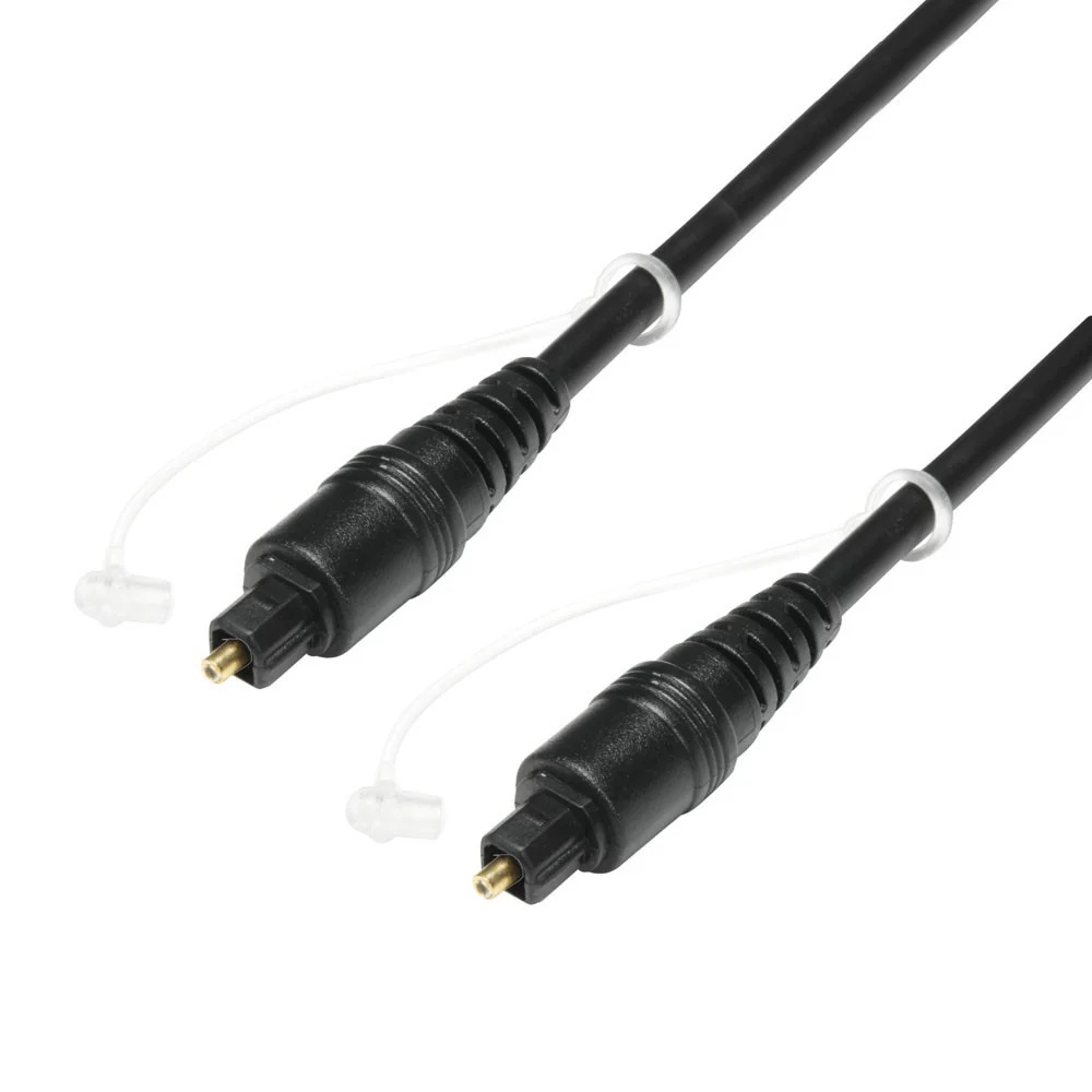 ADAM HALL K3DTOS4M0100 CABLE DE AUDIO DE TOSLINK A TOSLINK 4MM DIAMETRO 1 METRO