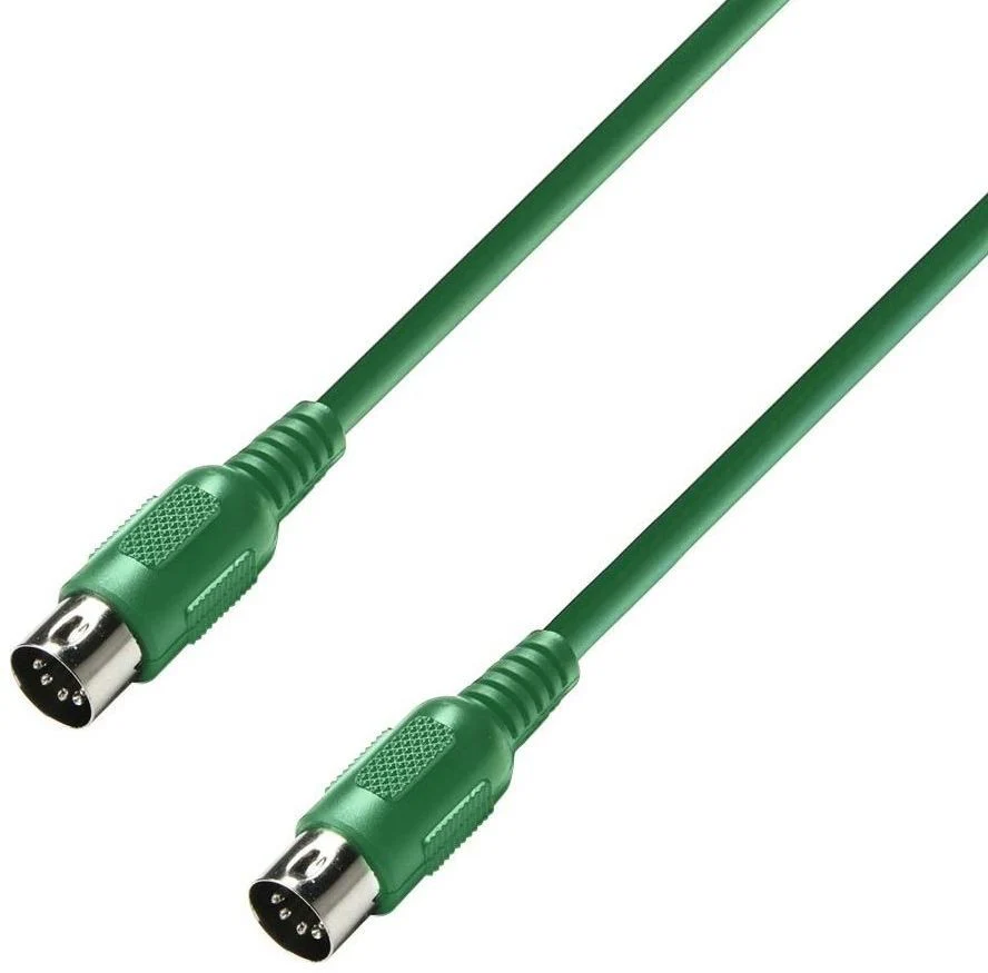 ADAM HALL K3MIDI0150GRN CABLE MIDI 1.5 METROS VERDE