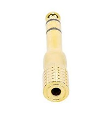 ADAM HALL K4AMF3JM3GOLD ADAPTADOR MINIJACK HEMBRA ESTEREO A JACK MACHO ESTEREO CONECTOR DORADO - Image 4