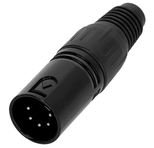 ADAM HALL K4CXM5BLK CONECTOR AEREO XLR MACHO 5 PINES NEGRO - Image 2