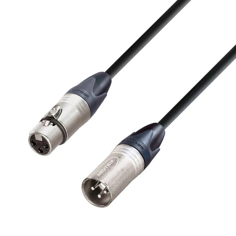 ADAM HALL K5MMF2000 CABLE DE MICROFONO NEUTRIK XLR HEMBRA A XLR MACHO 20 METROS