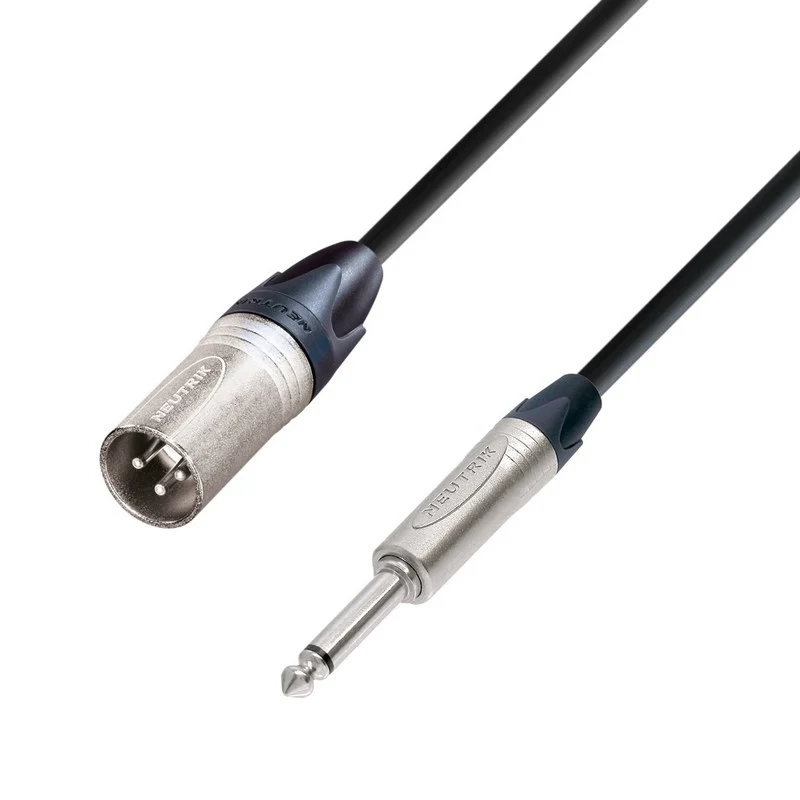 ADAM HALL K5MMP0150 5 STAR CABLE MICROFONO XLR MACHO A JACK 1.5 METROS
