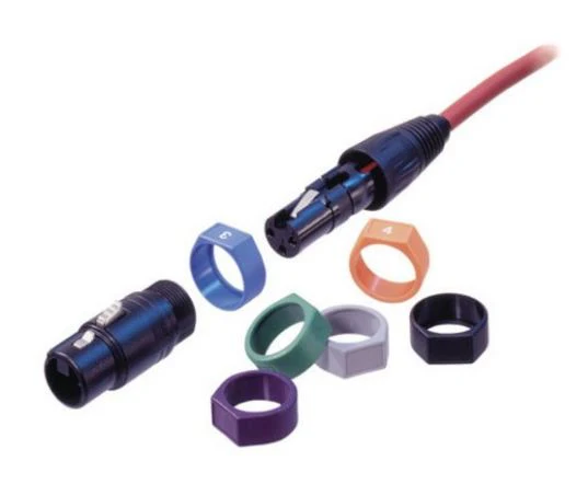 ADAM HALL NXCRROT ANILLA DE COLOR ROJO NEUTRIK PARA XLR FX Y MX. UNIDAD - Image 2