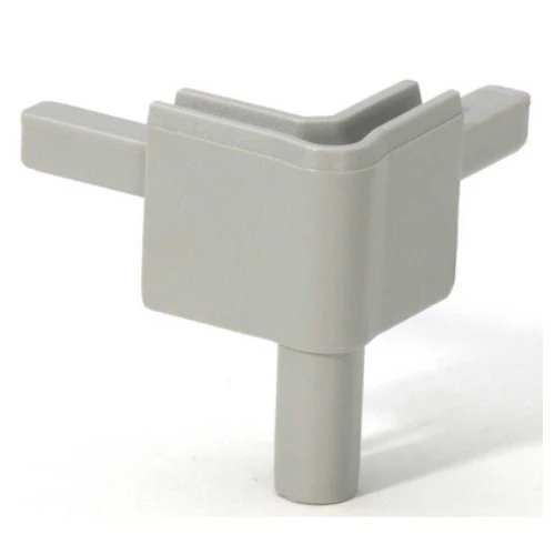 ADAM HALL Q4502FAG ESQUINA PARA PERFIL DE TAPA HEMBRA GRIS ALUMINIO