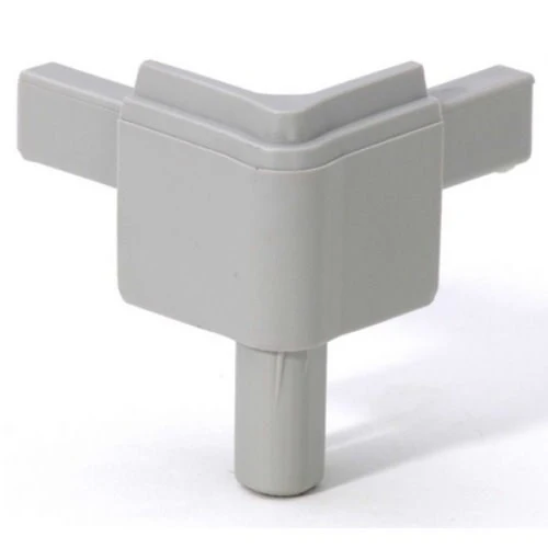 ADAM HALL Q4502MAG ESQUINA PARA PERFIL DE TAPA MACHO GRIS ALUMINIO