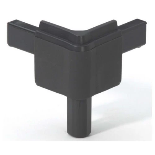 ADAM HALL Q4502MDG ESQUINA PARA PERFIL DE TAPA MACHO GRIS OSCURA