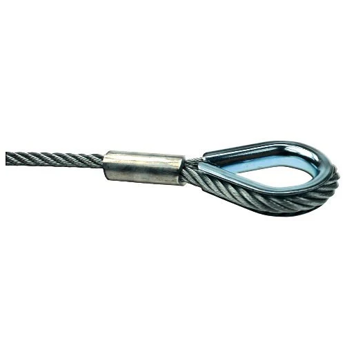 ADAM HALL S50500 CABLE DE ACERO 5MM CON ANILLA DE SEGURIDAD 5 METROS - Image 2