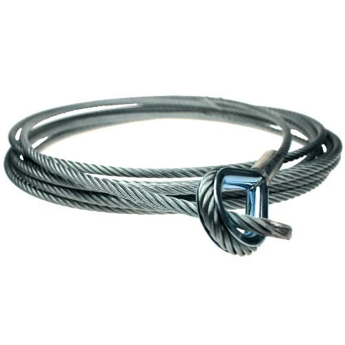 ADAM HALL S80500 CABLE DE ACERO 8MM CON ANILLA DE SEGURIDAD 5 METROS