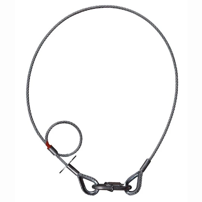 ADAM HALL SAVEKING CABLE DE SEGURIDAD 4 MM CON FRENO Y MAILLON 1 METRO