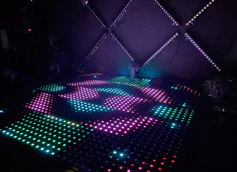 AFX LIGHT CRAZY DANCEFLOOR SUELO LED 3X3M