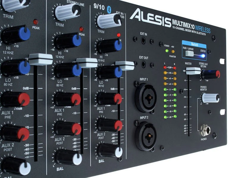 ALESIS MULTIMIX 10 WIRELESS MEZCLADOR DE 10 CANALES EN RACK CON BLUETOOTH - Image 6