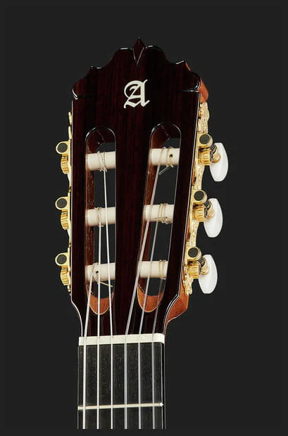 ALHAMBRA 5PCTE2 CON FUNDA 25MM GUITARRA ESPAÑOLA ELECTRIFICADA CUERPO ESTRECHO CEDRO BRILLO - Image 12
