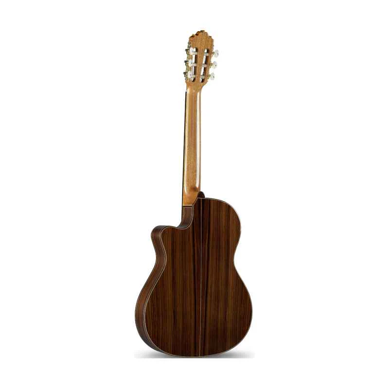 ALHAMBRA 5PCTE2 CON FUNDA 25MM GUITARRA ESPAÑOLA ELECTRIFICADA CUERPO ESTRECHO CEDRO BRILLO - Image 2