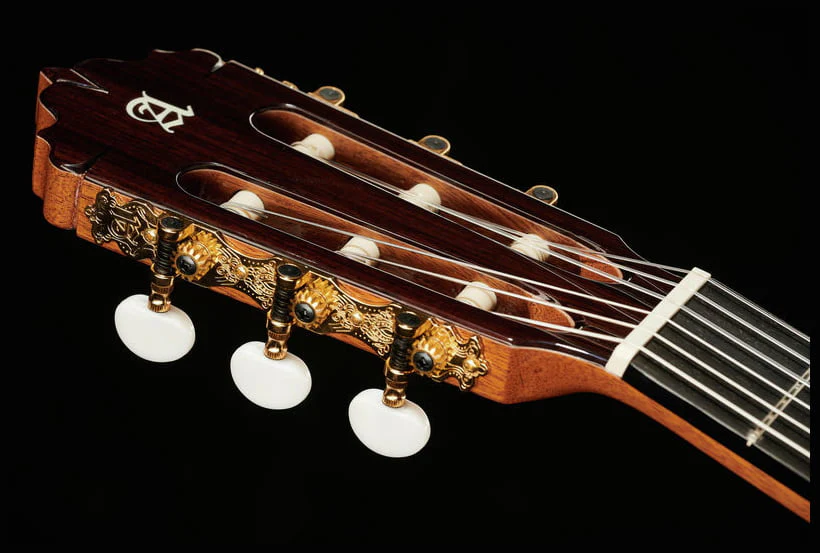 ALHAMBRA 5PCTE2 CON FUNDA 25MM GUITARRA ESPAÑOLA ELECTRIFICADA CUERPO ESTRECHO CEDRO BRILLO - Image 21