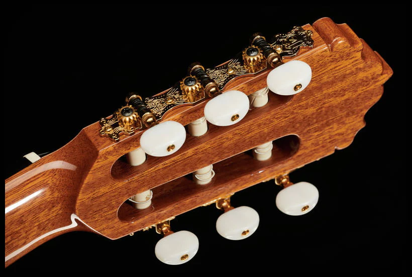 ALHAMBRA 5PCTE2 CON FUNDA 25MM GUITARRA ESPAÑOLA ELECTRIFICADA CUERPO ESTRECHO CEDRO BRILLO - Image 22