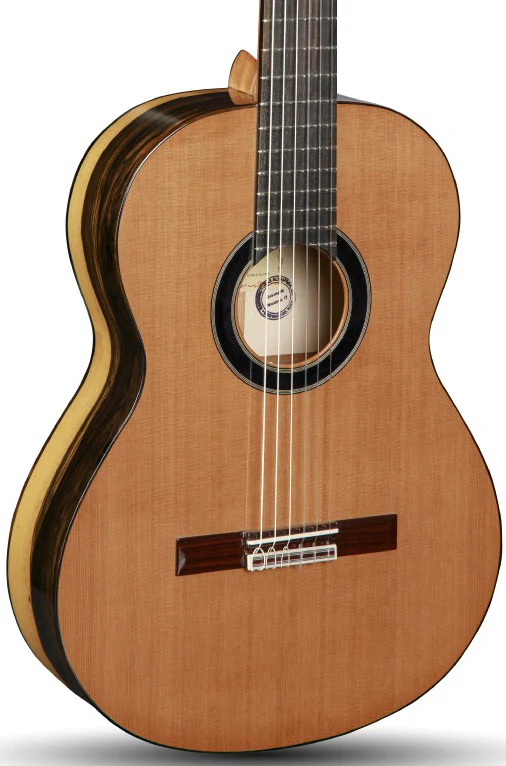 ALHAMBRA 6 WE GUITARRA ESPAÑOLA EBANO BLANCO - Image 3
