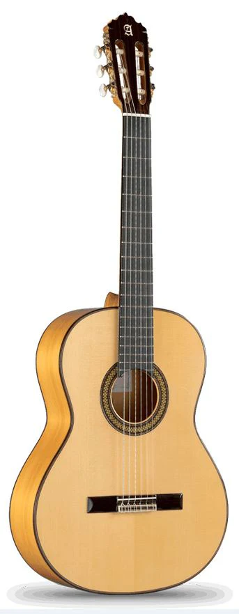 ALHAMBRA 7FC CON FUNDA 25MM GUITARRA FLAMENCA ABETO BRILLO