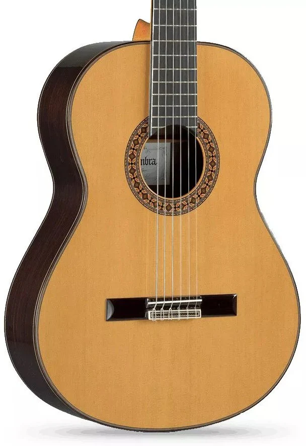 ALHAMBRA 8P CON ESTUCHE GUITARRA ESPAÑOLA CEDRO BRILLO - Image 3