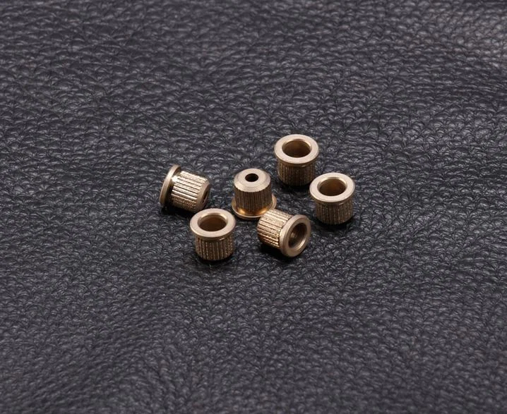 ALL PARTS AP0087007 SET DE 6 CASQUILLOS PARA CUERDAS GUITARRA CROMADO ENVEJECIDO