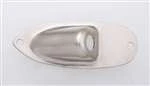 ALL PARTS AP0610001 JACKPLATE FOR STRAT NICKEL WITH MOUNTING SCREWS
