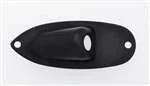 ALL PARTS AP0610003 JACKPLATE FOR STRAT BLACK WITH MOUNTING SCREWS