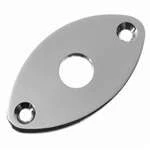 ALL PARTS AP0615001 JACKPLATE FOR EDGE MOUNT - FOOTBALL SHAPED CURVED NICKEL