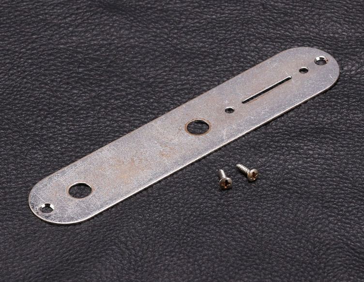 ALL PARTS AP0650007 CONTROL PLATE FOR TELECASTER REG AGED CHROME