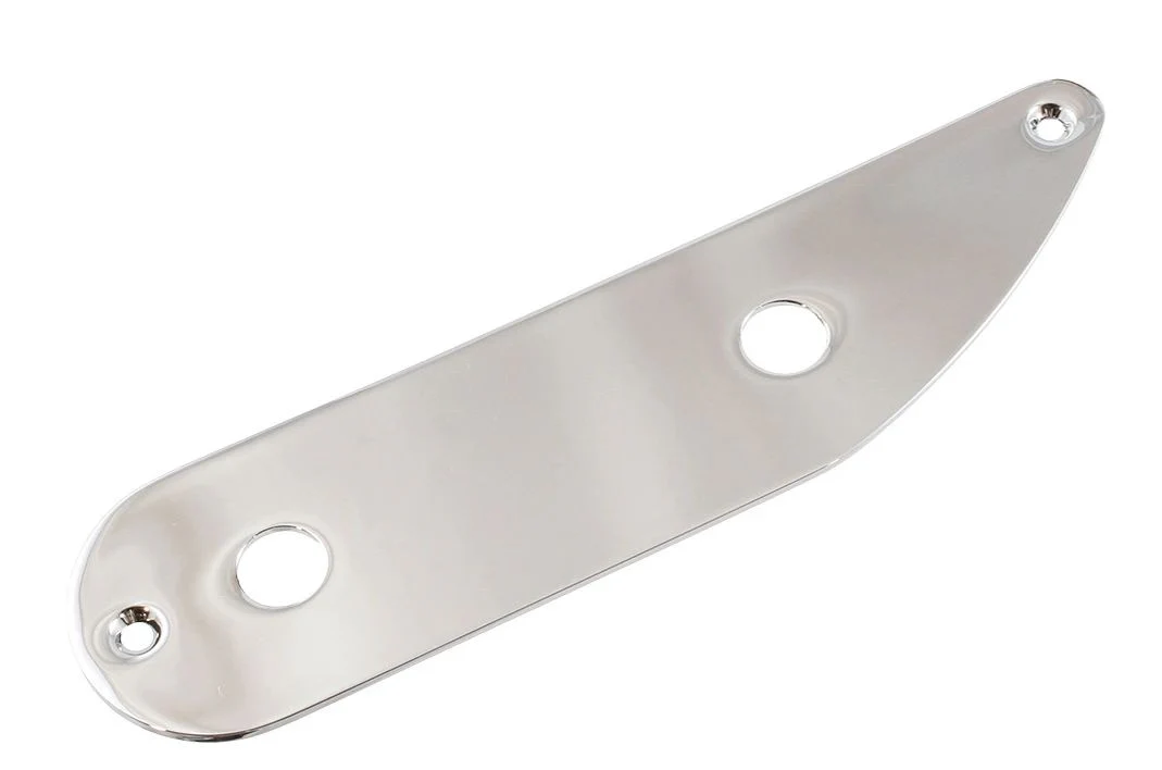 ALL PARTS AP0657001 CONTROL PLATE FOR TELE BASS NICKEL