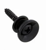 ALL PARTS AP0670003 STRAP BUTTONS WITH SCREWS BLACK. UNIDAD