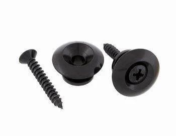ALL PARTS AP0684003 OVERSIZED STRAP BUTTONS WITH SCREWS BLACK UNIDAD