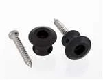 ALL PARTS AP6582003 BUTTONS ONLY FOR DUNLOP STRAP LOCK SYSTEM WITH SCREWS (2) BLACK