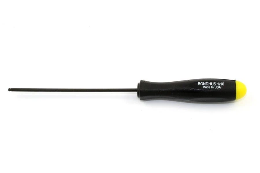 ALL PARTS AW0231000 1/16 ALLEN WRENCH WITH SCREWDRIVER-TYPE HANDLE & BALL END