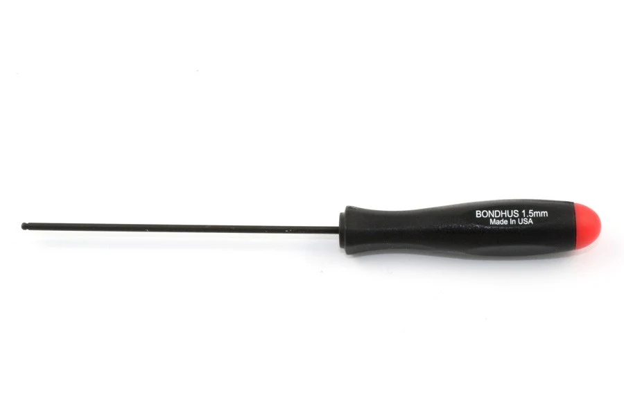 ALL PARTS AW0235000 15 MM ALLEN WRENCH BONDHUS WITH SCREWDRIVER-TYPE HANDLE & BALL END