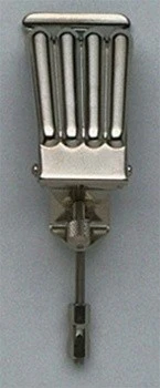 ALL PARTS BJ0985001 BANJO TAILPIECE CLAMSHELL STYLE NICKEL