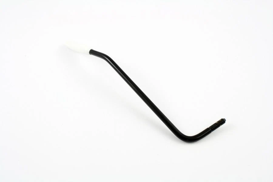 ALL PARTS BP0017003 TREMOLO ARM WITH WHITE TIP BLACK FITS USA TREMOLO (10-32)