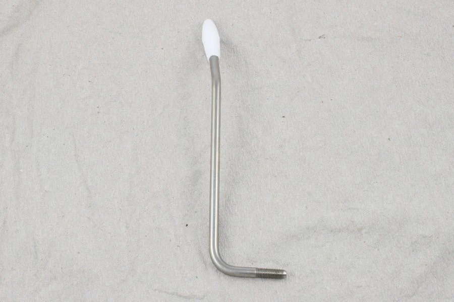ALL PARTS BP0017010 TREMOLO ARM WITH WHITE TIP CHROME FITS USA TREMOLO (10-32)
